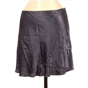 grey/purple Satin Mini skirt M